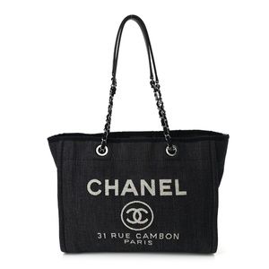 Chanel Deauville Tote Bag Blue